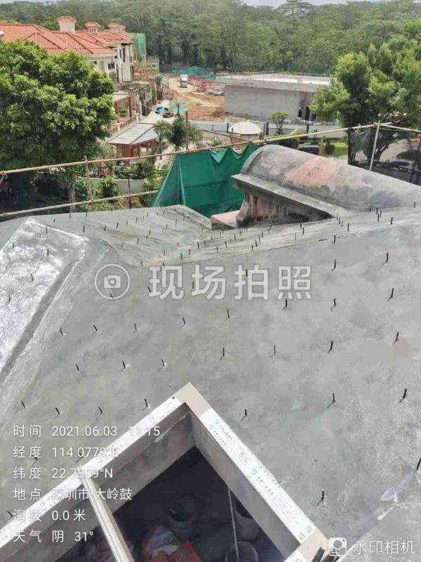 深圳別墅屋面聚脲防水聚氨酯保溫一體化項目(圖3) 深圳別墅屋面聚脲防水聚氨酯保溫一體化項目(圖3)